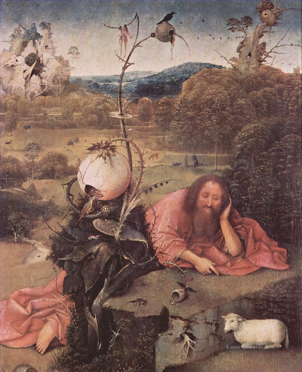 st Giovanni Battista in Meditation 1499 Hieronymus Bosch Ölgemälde